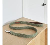 Tweed Dog Lead - Green