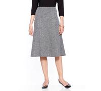 Chums Ladies Tweed Effect Skirt Length 27 Inches Charcoal 12