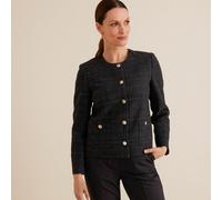 Tweed Short Jacket Black