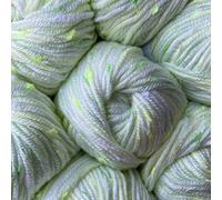 Tweed Twinkles Soft Hypoallergenic Baby Yarn for Knitting Crocheting, 8 skeins, 632 metres/400 Grams, DK, Light Worsted, DK #3 (Mint Green)