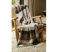 Tweedmill Lifestyle Alaska 100% New Wool Blanket/Throw Pop Multi 130 x 183cm Made in the UK