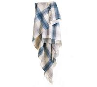 Tweedmill Lifestyle Meadow Check 100% New Wool Blanket/throw Ink Blue 150X183Cm Made In The Uk