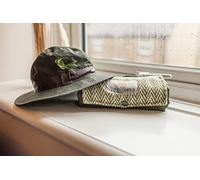 Tweedmill Picnic Rug Blanket Walker Companion Waterproof Backing Cotton Herringbone Olive 66x98cm