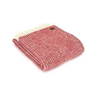 Tweedmill sofa throw Illusion Red/Silver