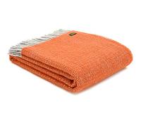 Tweedmill Textiles Illusion KNEE RUG Throw Blanket -100% Pure New Wool - BRITISH MADE - PUMPKIN