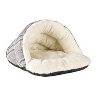Tweedy Cave Cat Bed Grey