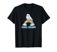 Tweet Dreams Budgie Cute Bird Pajama Humor T-Shirt