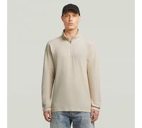 Tweeter Half Zip T-Shirt - White - Men M