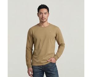 Tweeter Long Sleeve T-Shirt - Beige - Men M