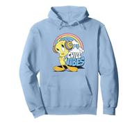 Tweety Bird Chill Vibes Headphones Looney Tunes Retro GL Pullover Hoodie