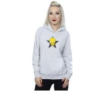 Tweety Pie Star Hoodie Looney Tunes Grey L