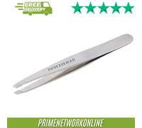 Tweezerman 1231-R Stainless Steel Slant Tweezer 100% ORIGINAL ⭐⭐⭐⭐⭐