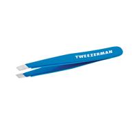 Tweezerman Bahama Blue Stainless Steel Mini Slant Tweezer