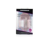 Tweezerman Complexion Prep To Go Set: Cleansing Brush + Skin Care Tool + Folding Razor + Travel Bag 3pcs + 1 Bag