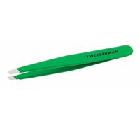 TWEEZERMAN FULL SIZE SLANT TIP TWEEZER - FULL SIZE - APPLE GREEN - AUTHENTIC