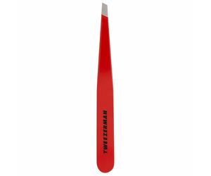 TWEEZERMAN FULL SIZE SLANT TIP TWEEZER - FULL SIZE - RED