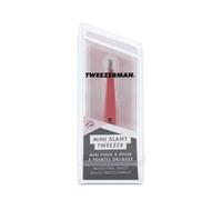 Tweezerman Mini Slant Tweezer Pink - Professional Eyebrows Stainless Steel