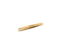 TWEEZERMAN Mini Tweezers (Hand-Cut Slant Tips, Eyebrow Plucking, Professional Q