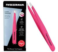 Tweezerman Neon Pink Slant Tweezer, Professional Stainless Steel Precision Tw...