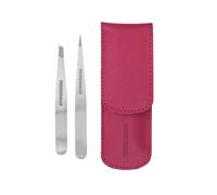 Tweezerman - Petite Tweeze Set with Case - Pink - Tweezer