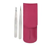 Tweezerman Petite Tweeze Set With Pink Case 3 pcs