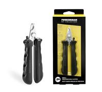Tweezerman Small Nail Clippers for Dogs & Cats, Manual Professional Dog & Cat Nail Trimmer with Ergonomic Handle