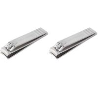 Tweezerman Stainless Steel Fingernail Clipper, Silver