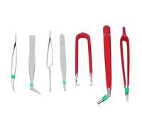 Tweezers, Anti Static Multi Purpose Hand Tool Set Kit, 7 Pcs for Maintenance Repair
