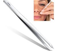 Tweezers Eyebrows Professional Stainless Steel Eyebrow Tweezer Slant Tip Precision Plucker Facial Hair Splinter Ingrown Hair Removal for Women Men