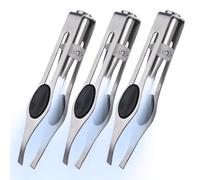 Tweezers for Eyebrows,with Light Precise Professional Stainless Steel Plucker | Lash Trimmer Eyebrow Tweezer | for Wife Daughter Girlfriend Girls