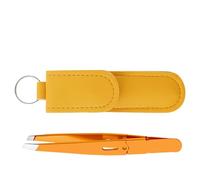Tweezers for Men, for Plucking Eyebrows and Eyelashes on the Face, Oblique Slicker Pliers for Brows, for Removing Eyebrows and Eyelash Hair on the Face, Beauty Accessories for Travel Handbag