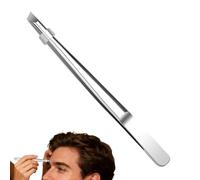 Tweezers for Women for Facial Hair Removal, Stainless Steel Eyebrow Slicker with Precision Tip, Beard Removal Tweezers for the Face - For Salon, Hairdressing Salon, Home, Travel, Student Living