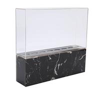 Tweezers Holder Tweezer Display Stand Tweezer Storage Rack 8 Holes Transparent Dust Cover Acrylic Material Salon Beauty Eyelash Extension 17.5 x 16 x 4cm 3 Colors (Black Marble dustproof Model)