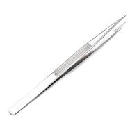 Tweezers,Long Tweezers Stainless Steel Scientific Forceps Straight Medium Point Clamp for Jewelry Making DIY Crafts Hobby Coin Stamp Tongs Without Lock