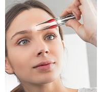Tweezers Professional Tweezer with LED Light. Ideal for removing hair stand on the Nose Ears Eyebrows and Beard or other parts of the Body