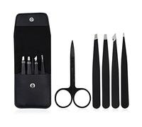 Tweezers Set For Women Precision-Tweezer For Eyebrows With Curved Scissors For Women And Men Hair Removal Eyebrow Tweezer Set Stainless Steel