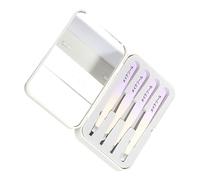 Tweezers Set High Altitude Precision Stainless Steel Eyebrow Pisaser Facial Hair Inward Growth Hair Fragments Remover Set Precision Tweezers