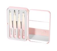 Tweezers Set High Altitude Precision Stainless Steel Eyebrow Pisaser Facial Hair Inward Growth Hair Fragments Remover Set Precision Tweezers