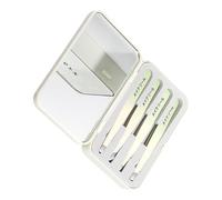 Tweezers Set High Altitude Precision Stainless Steel Eyebrow Pisaser Facial Hair Inward Growth Hair Fragments Remover Set Precision Tweezers