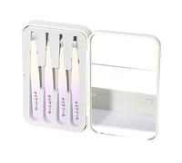 Tweezers Set Highs Precisions Stainless Steel Eyebrow Tweezer for Facials Hair Inward Growing Splinters Remover Set Stainless Steel Tweezers for Women Facials