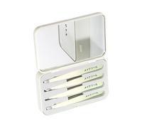Tweezers Set Professional Stainless Steel Tweezer for Eyebrow, Precisions for Facials Hair, Splinters Ingrown Hair Removal Precisions Tweezers for Ingrown