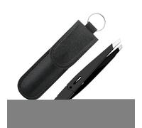 Tweezers Women Facial Hair - Stainless Steel Slanted Eyebrow Tweezer for Precise Plucking, Durable Design with Smooth Grip, Beauty Grooming Tool for Brows, Lashes, Face, Travel