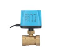 TWEFTPKD 1inch Normally Closed/Open Motorized Ball Valve 220V 12V 24V 2-Wire Brass Electric Ball Valve Replace Solenoid Valve 1Pcs(NORMALLY OPEN-24VDC)