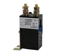 TWEFTPKD 1pc DC Contactor CZW50A ZJW50A Power Relay 12V 24V 36V 48V 60V 72V 96V(Coli voltage 72VDC)