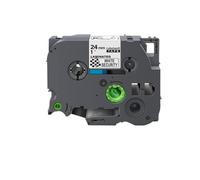 TWEJHX 12 18 24mm SE4 Labels Compatible With Security Tapes SE3 SE4 SE5 Cassette Ribbon For Part Number SE4 For Label Printer PTH110 Printer Supplies(24mm)