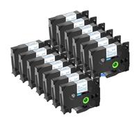 TWEJHX 13PK 6 9 12 18 24mm TZE 231 Multicolors Compatible With Printer Supplies Label Printer Models Replacement For Part Number TZ 231 131 431 531 631 731 221(Blue on white)