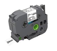 TWEJHX 1pcs Black On White Security Label Tape For SE3 SE4 SE5 Compatible With Printer Models Label Printer Models Replacement For 8K1927225B 1G724-97012