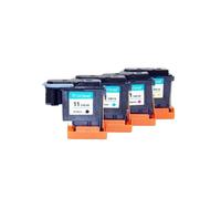 TWEJHX 1PCS Print Head Compatible With 500 800 510 100 110 111 120 1000 1100 Printer Series For Part Number C4810A C4811A C4812A C4813A(1SET 4PC KMCY)