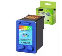 TWEJHX 21XL 22XL Ink Cartridge Black And Tri-Color Compatible With Deskjet F2110 F2120 F2128 F2180 F2212 F2250 D1530 D2360 Printers Yield Replacement(1PK Color)