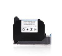 TWEJHX 2588 42ML Black Red Blue Green Printer Ink Cartridge 12.7mm Print Height Quick-drying Compatible With Printer Models Handheld Inkjet Printer For Part Number 2588(1 White)